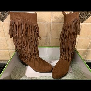 Fringe boots; Sam Edelman Abbey Minnie
